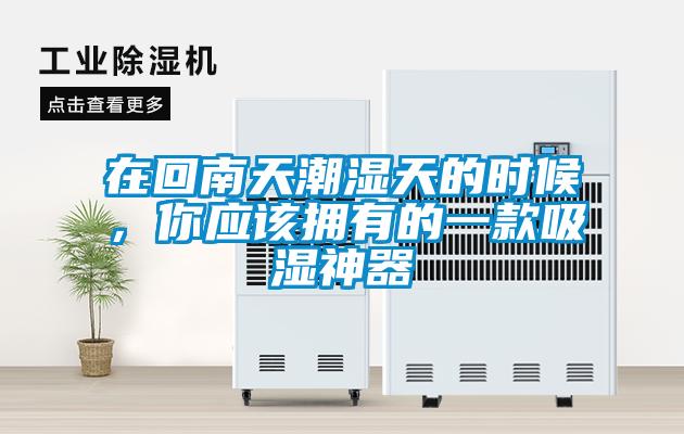 在回南天潮濕天的時候，你應該擁有的一款吸濕神器