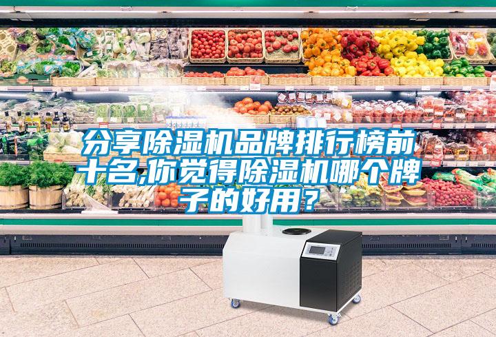 分享除濕機品牌排行榜前十名,你覺得除濕機哪個牌子的好用？
