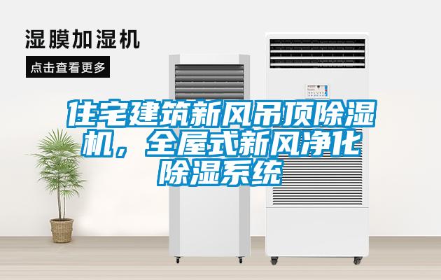 住宅建筑新風(fēng)吊頂除濕機(jī)，全屋式新風(fēng)凈化除濕系統(tǒng)