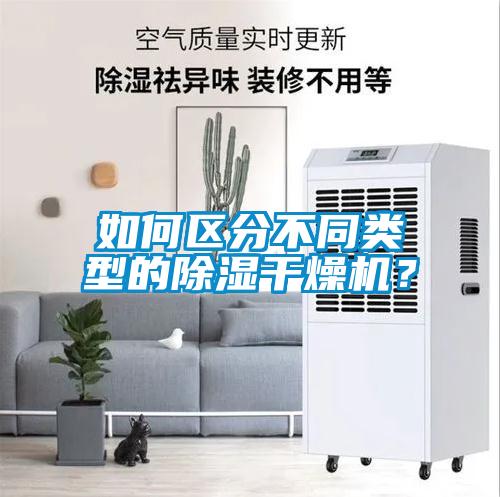 如何區分不同類型的除濕干燥機?
