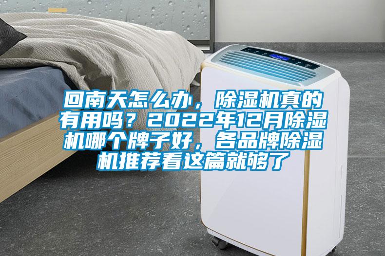 回南天怎么辦，除濕機(jī)真的有用嗎？2022年12月除濕機(jī)哪個(gè)牌子好，各品牌除濕機(jī)推薦看這篇就夠了