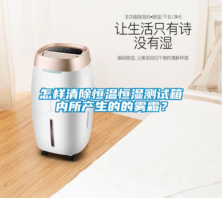 怎樣清除恒溫恒濕測試箱內所產生的的霧霜？