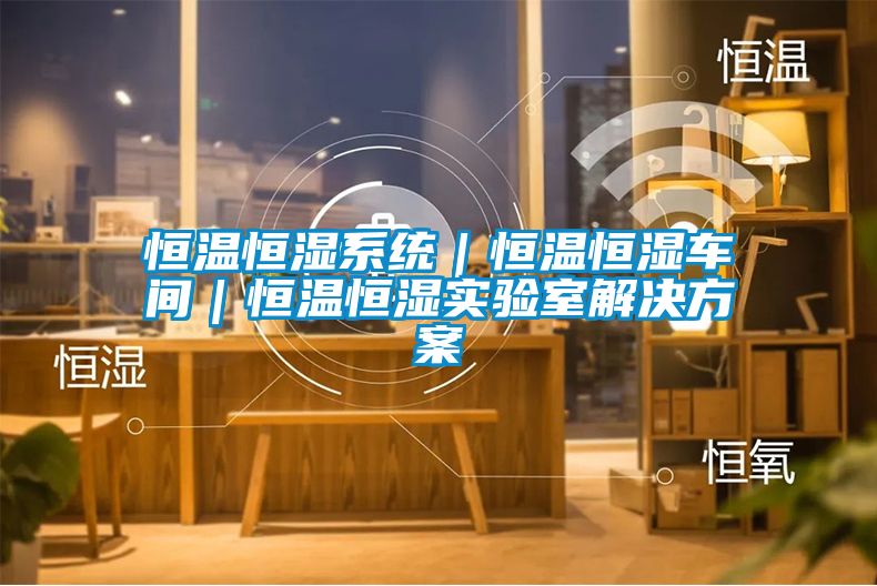 恒溫恒濕系統|恒溫恒濕車間|恒溫恒濕實驗室解決方案