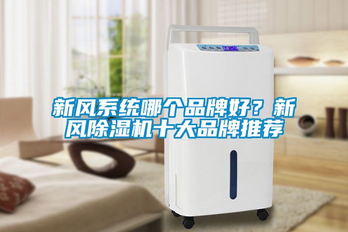 新風系統哪個品牌好？新風除濕機十大品牌推薦